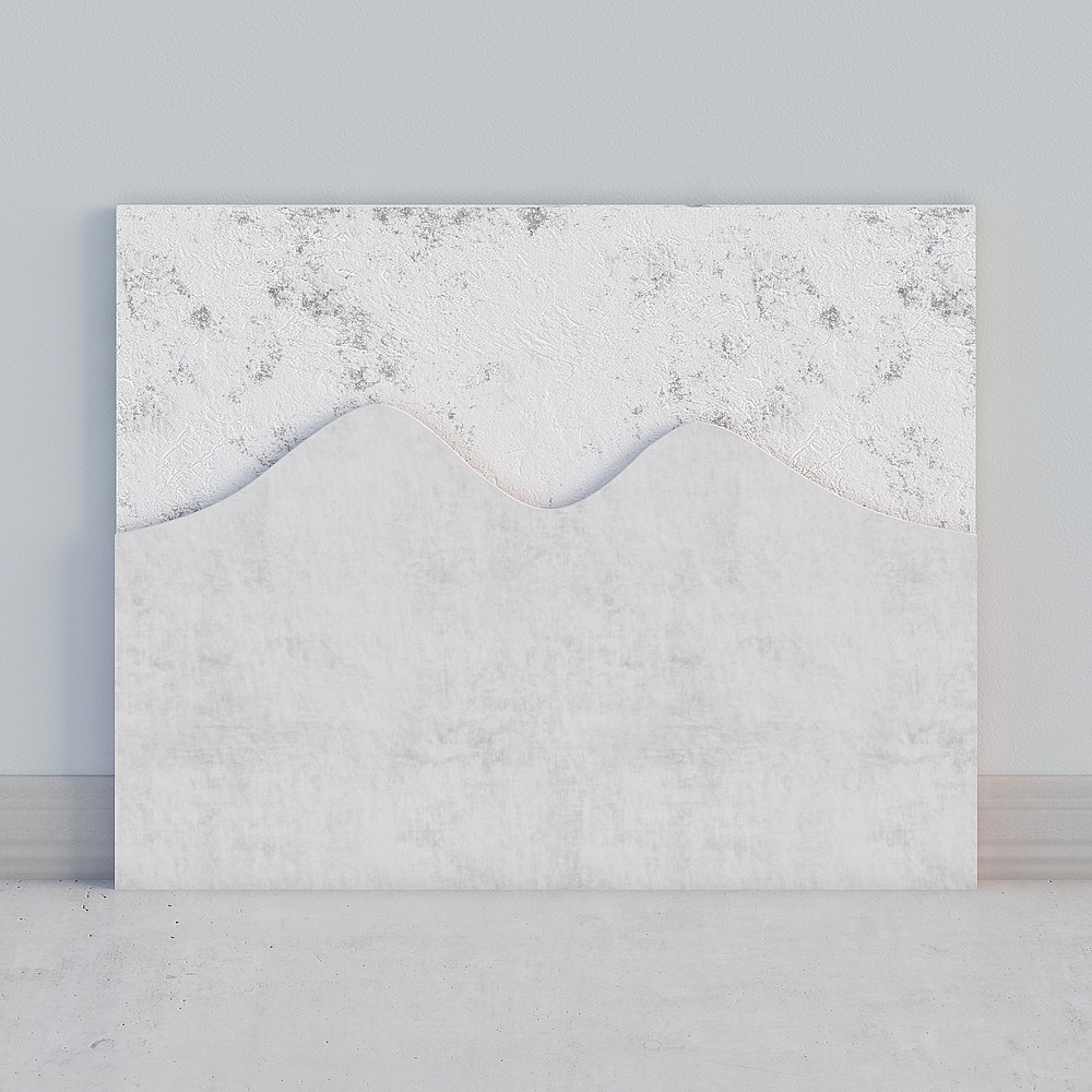 ベッドの背景の壁