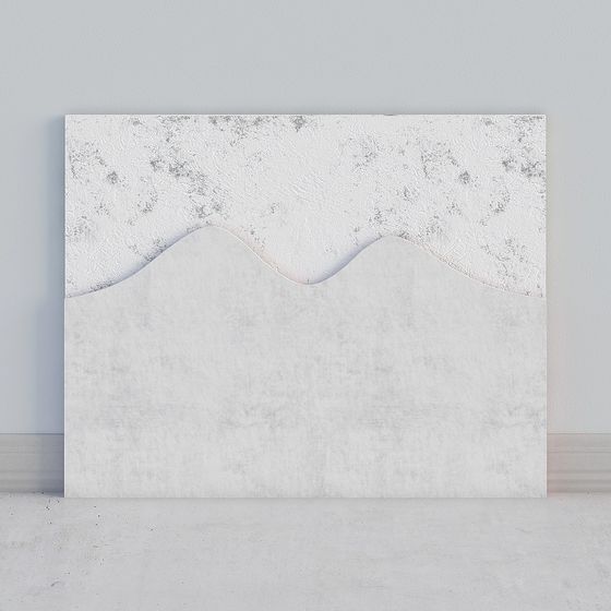 ベッドの背景の壁