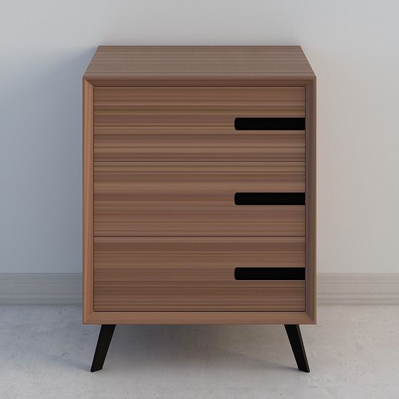 Urban Corner Nightstand 3D Model