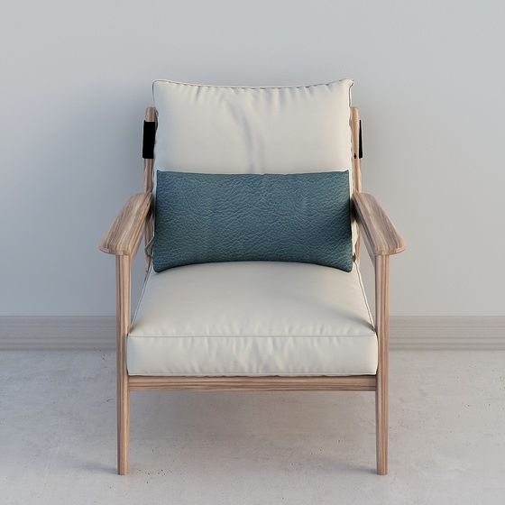 Cozy Reading Chair 3D Model