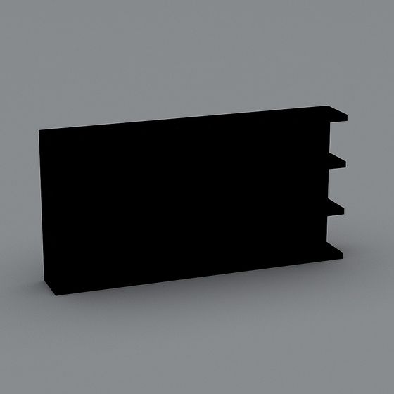 Industrial Border 3D model for Modern Creations