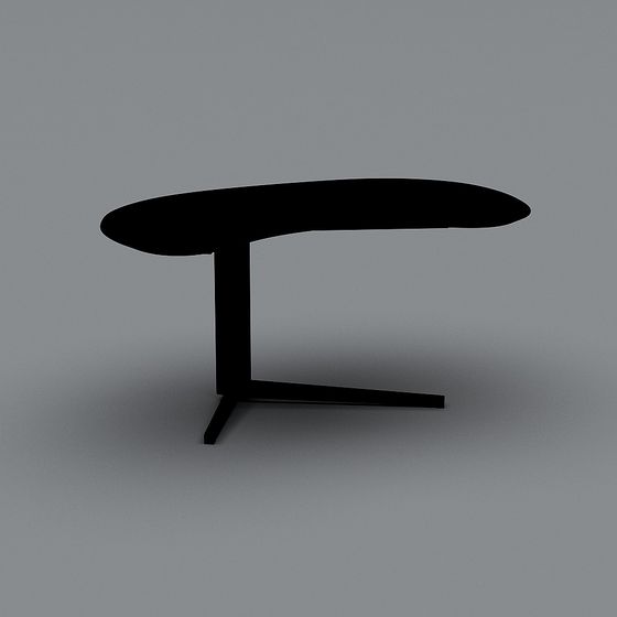 Minimalist Round Table 3D model