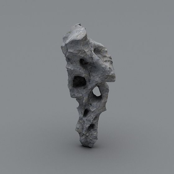 Ghost Column 3D model: Mysterious Stone Pillar