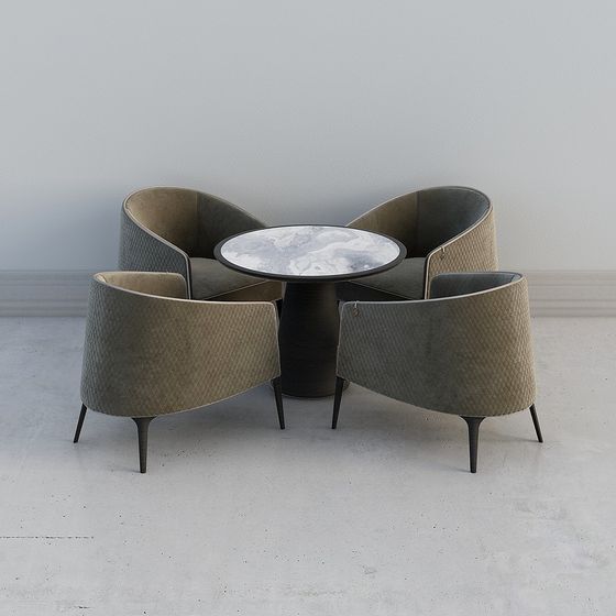 Urban Lounge 3D model for Modern Interiors