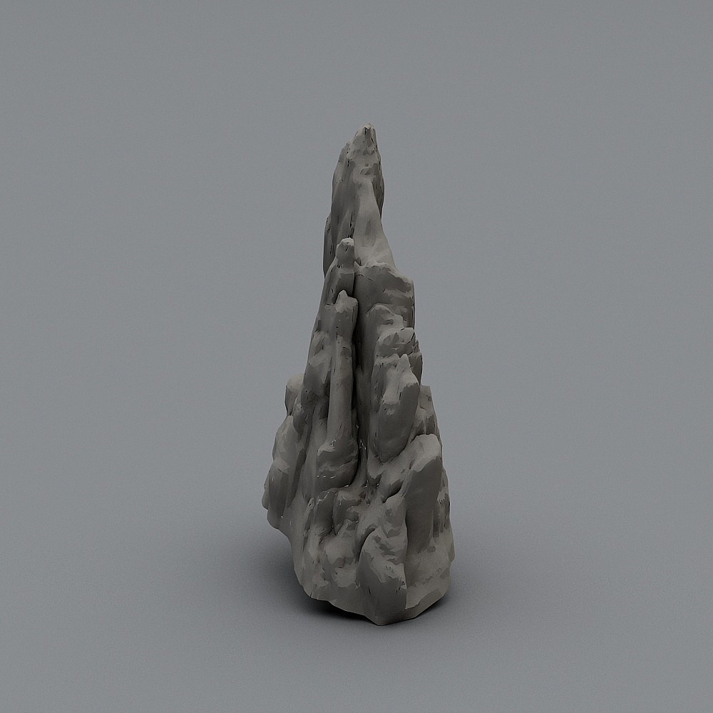 New Chinese courtyard landscape skit -4-fake mountain stone