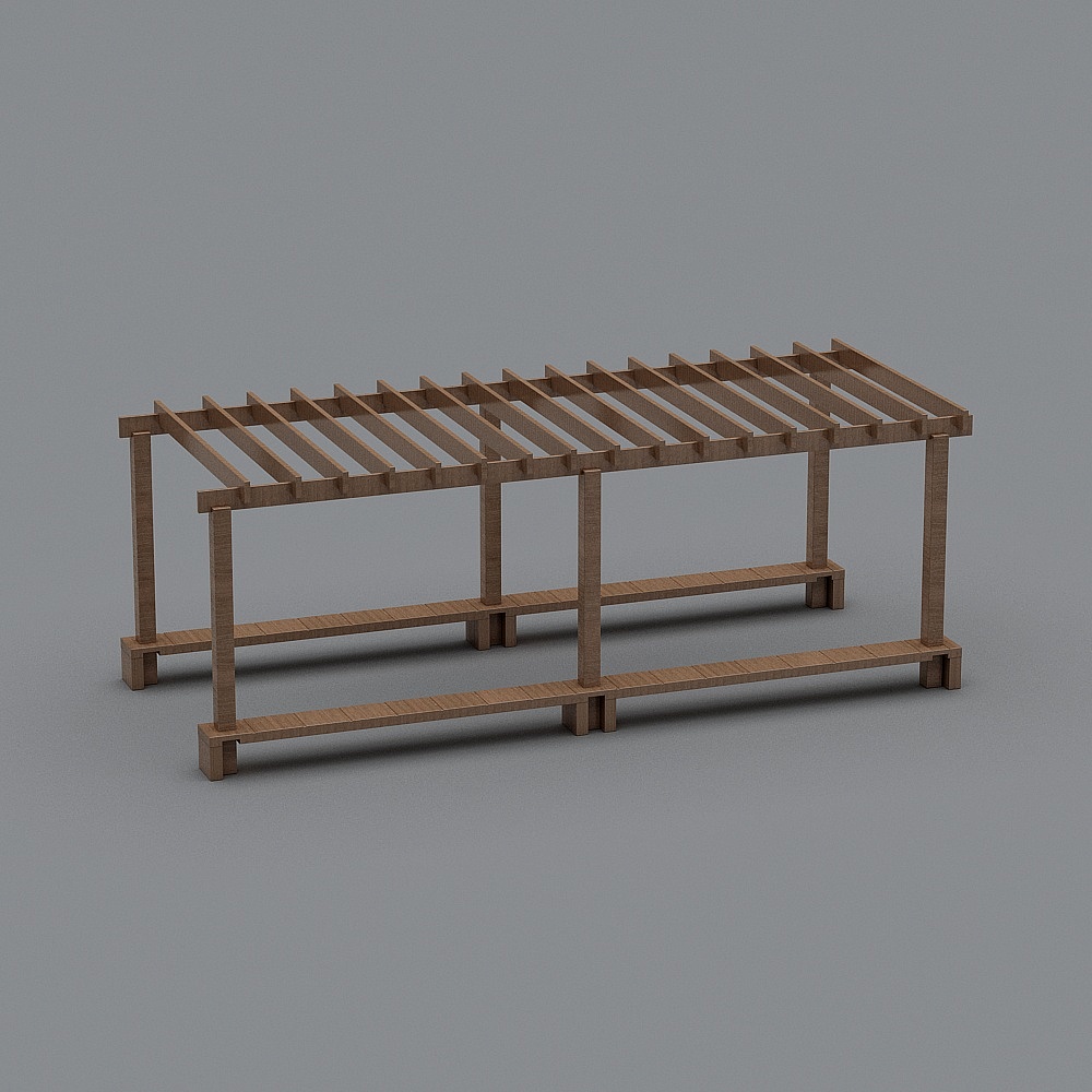 Pabellón de paisaje en el patio de la villa moderna