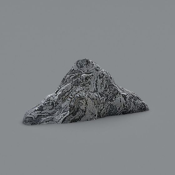 Snowy Mountain Peak 3D model