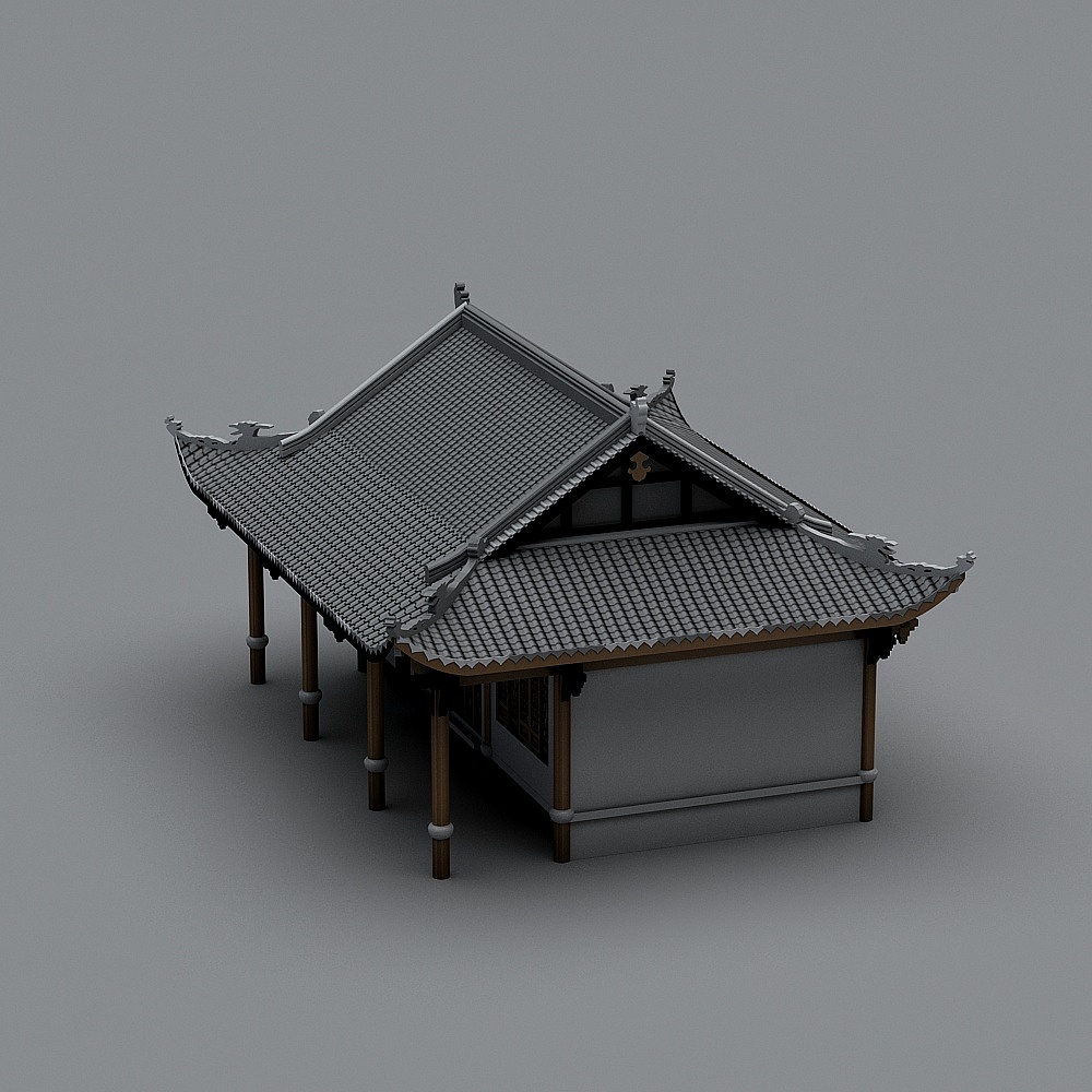 中国の古代建築 塔宮部品-3