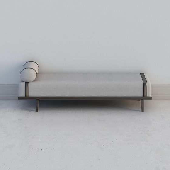 Urban Leisure Bench 3D model