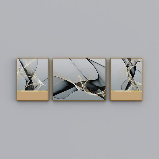 Luminous Frame 3D model with Elegant Aesthetics