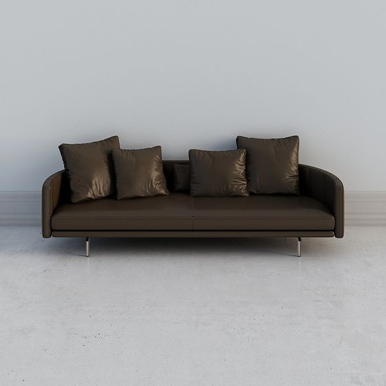 Urban Comfort 3D model Sofa for Modern Spaces
