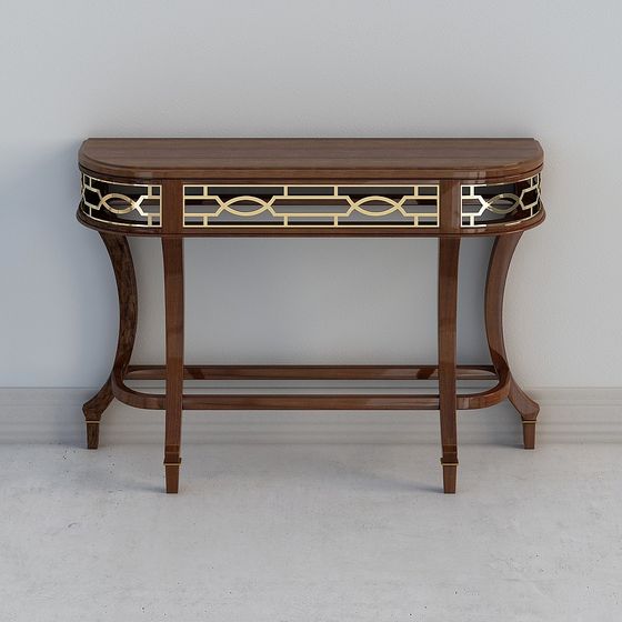 Art Deco Console Table 3D model
