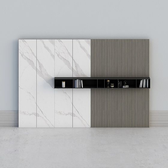 Urban Bookshelf 3D Model