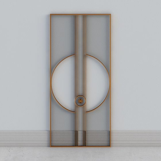 Stylish Low-Poly 3D Door Model for Creative Projects