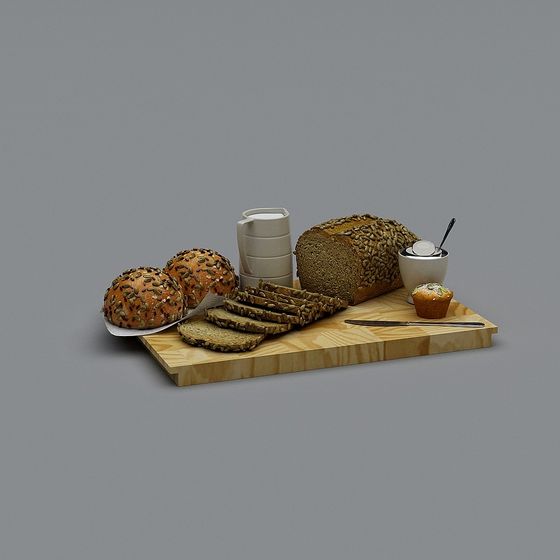 Delicious Bakery 3D Model Collection