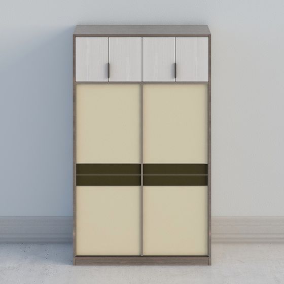 Modern Minimalist Wardrobe 3D model