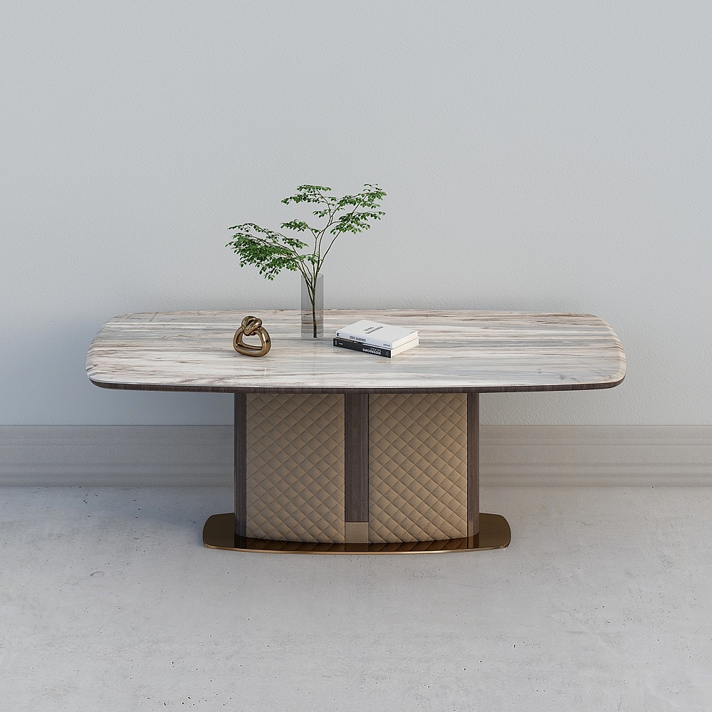 Modern square dining table