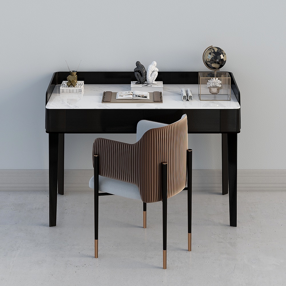 Modern desk combination-1