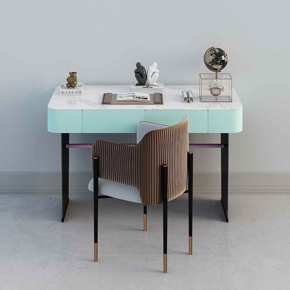 Modern desk combination-2