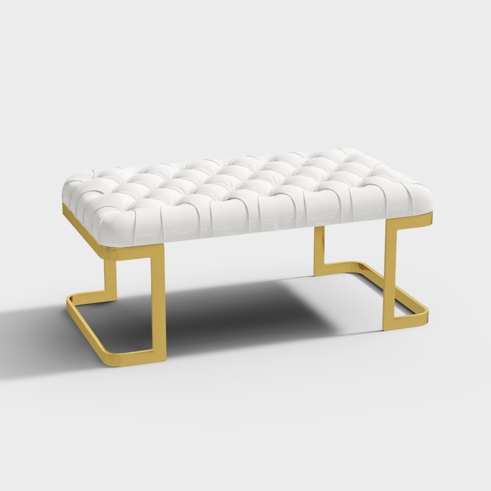 Elegant Bench 3D model for Modern Aesthetics