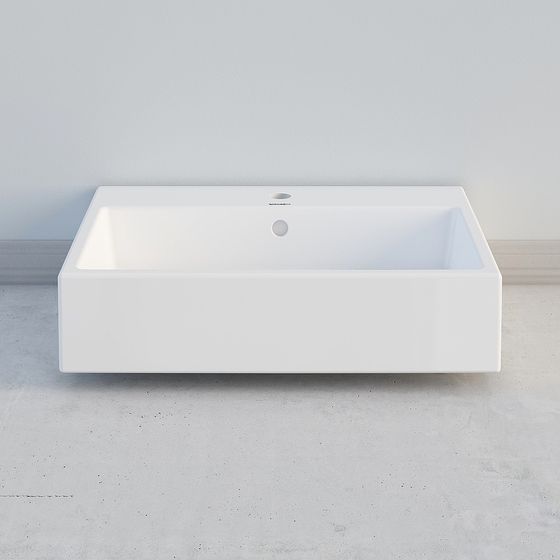 Modern Square Sink 3D model