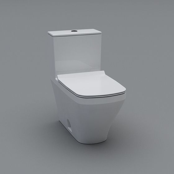 Urban Toilet 3D model for Modern Homes