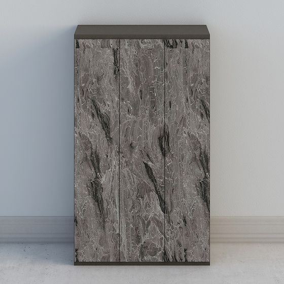 Elegant Marble Storage Cabinet 3D model