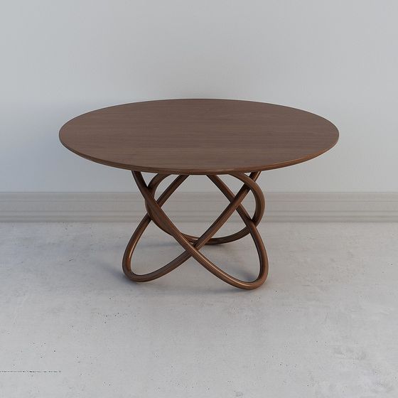Woven Round Table 3D model