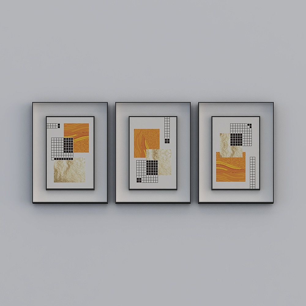 Jane -Light Luxury Wind - Living Room Decoration Painting - SK-093-60x80x3