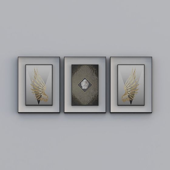 Wings of Light 3D Model for Creative Projects