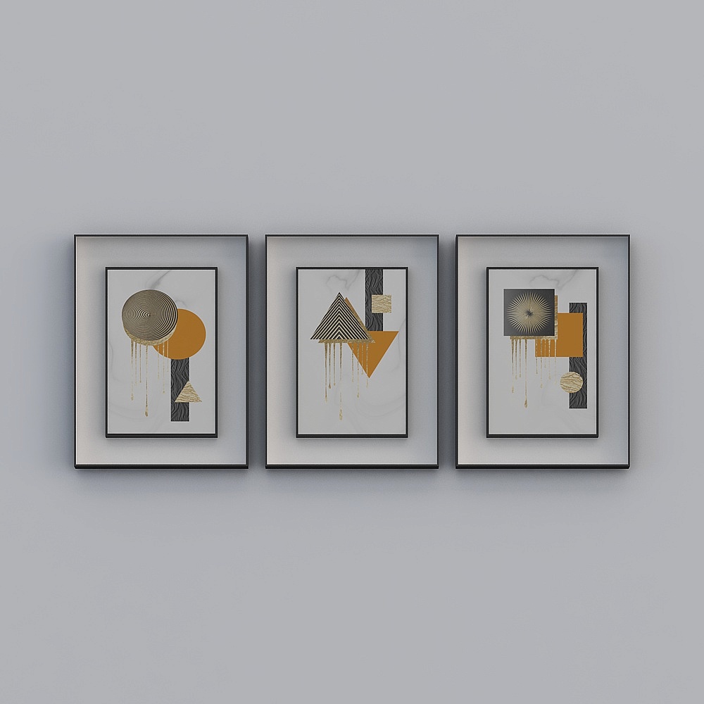 Jane on - Light Luxury Wind - Living Room Decorative Painting - SK-048 - Not named imagination