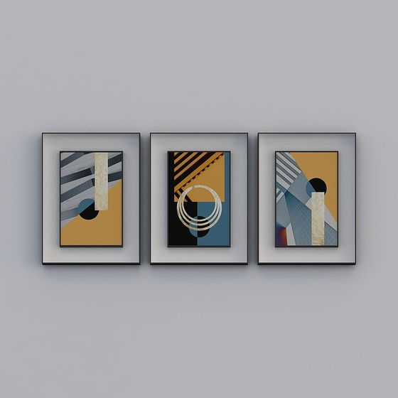 Abstract Frame Series 3D model