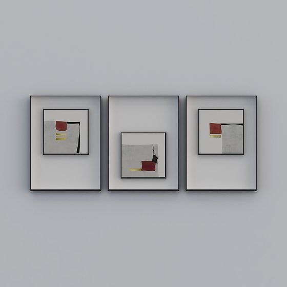 Abstract Picture Frame Series 3D model