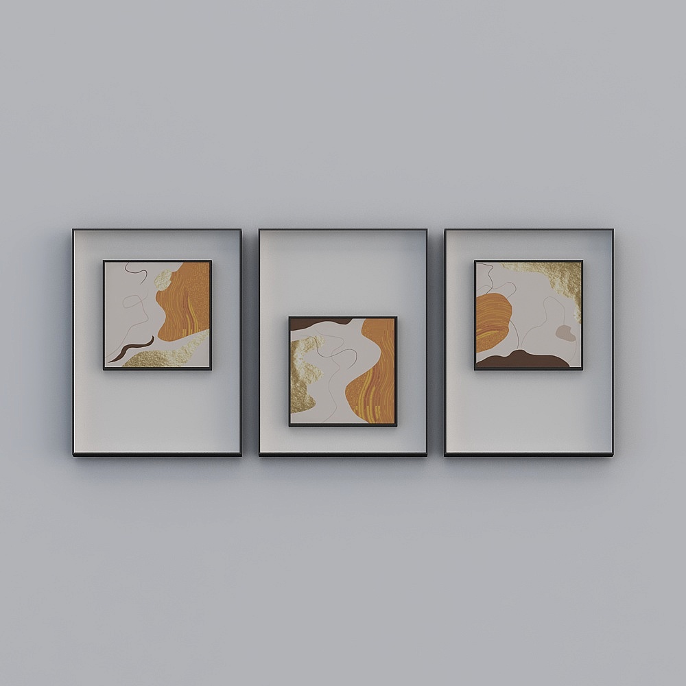 Jane -Light luxury wind - living room decoration painting - SK-063-60x80x3