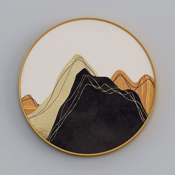 Mountain Melody Low-Poly 3D Model