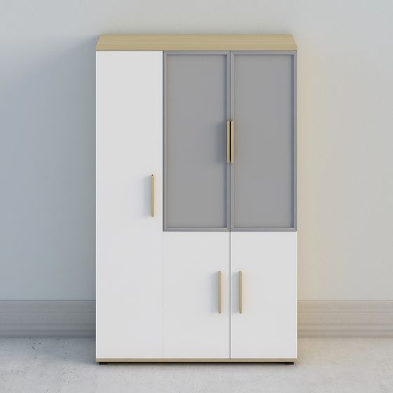 Modern Minimalist Wardrobe 3D model