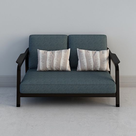Urban Comfort 3D model Sofa in Modern Minimalist Style