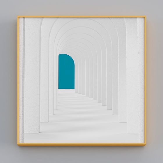 Futuristic Gateway 3D model