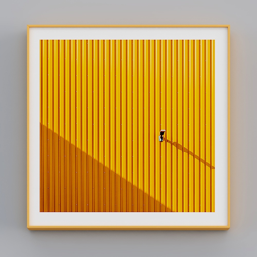 Zhuo Yi - modern light luxury wind - sofa background decoration painting - space style D