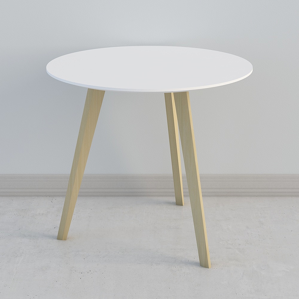 Office negotiation table/leisure table JO-3033X (white tabletop)