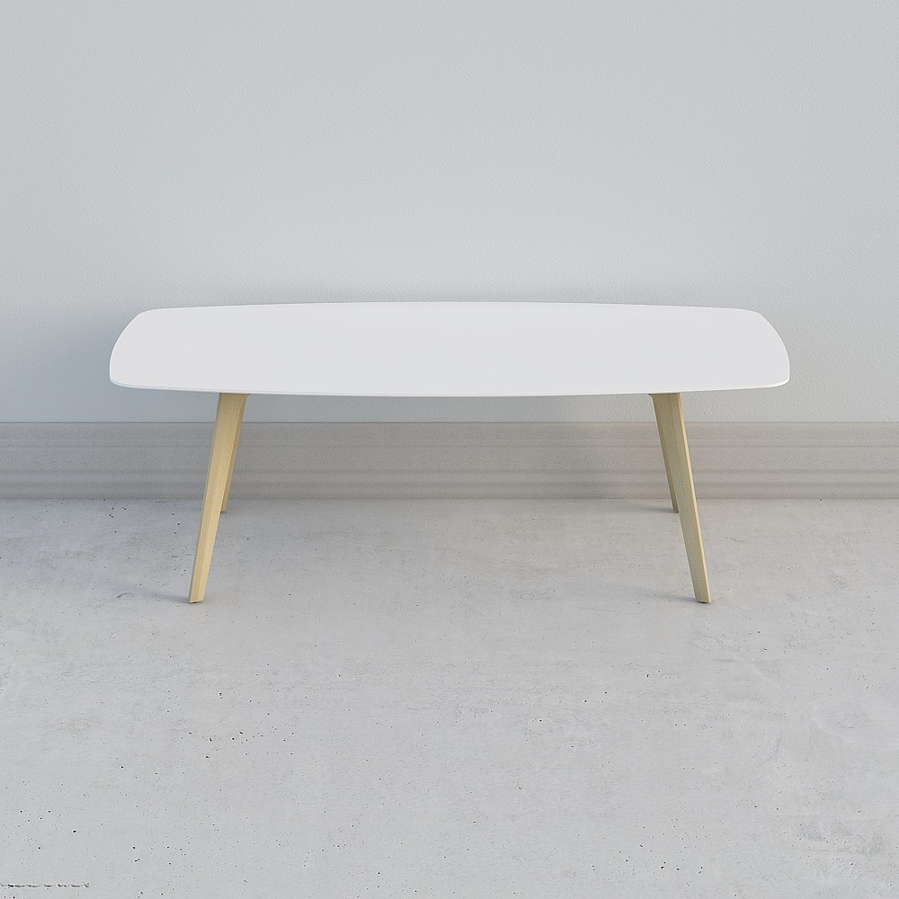 Office conference table/negotiation table JO-3030X (white tabletop)