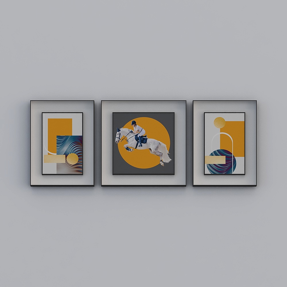 Jane -Light luxury wind - living room decoration painting - SK-079-80x200