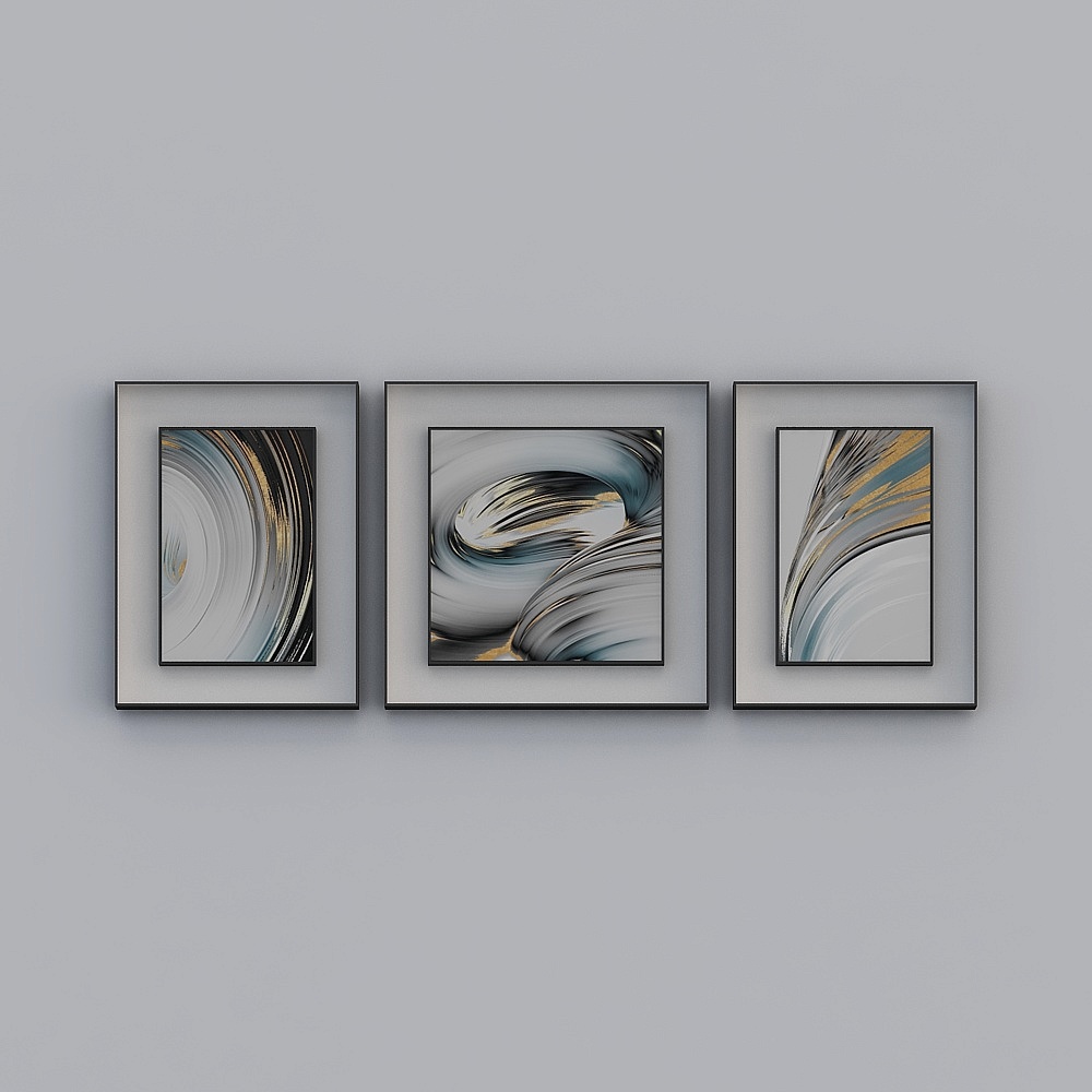 Jane -Light Luxury Wind - Living Room Decorative Painting - SK-018-80x200