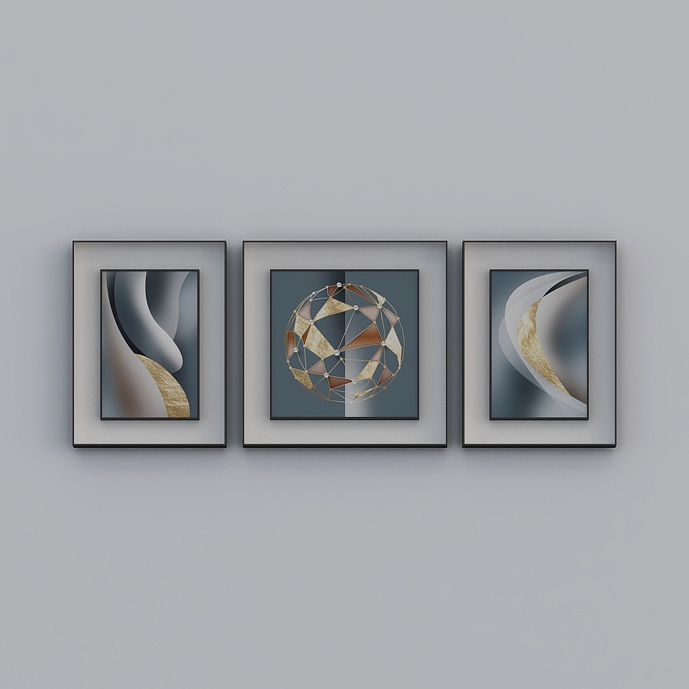 Jane -Light luxury wind - Living room decoration painting - SK-034-80x200