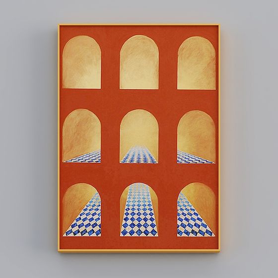 Arched Doorways 3D Model