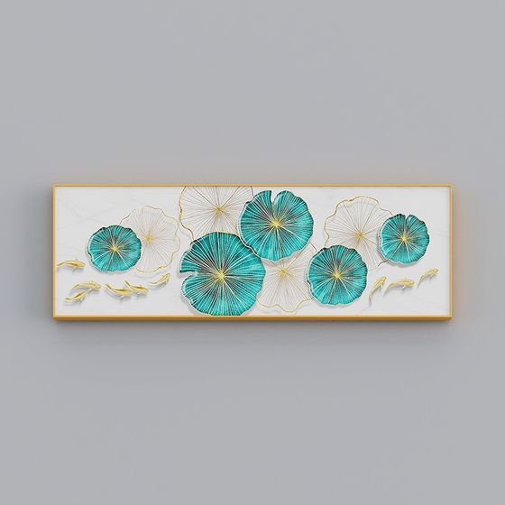 Dreamlike Low-Polygon Pond Lily 3D model