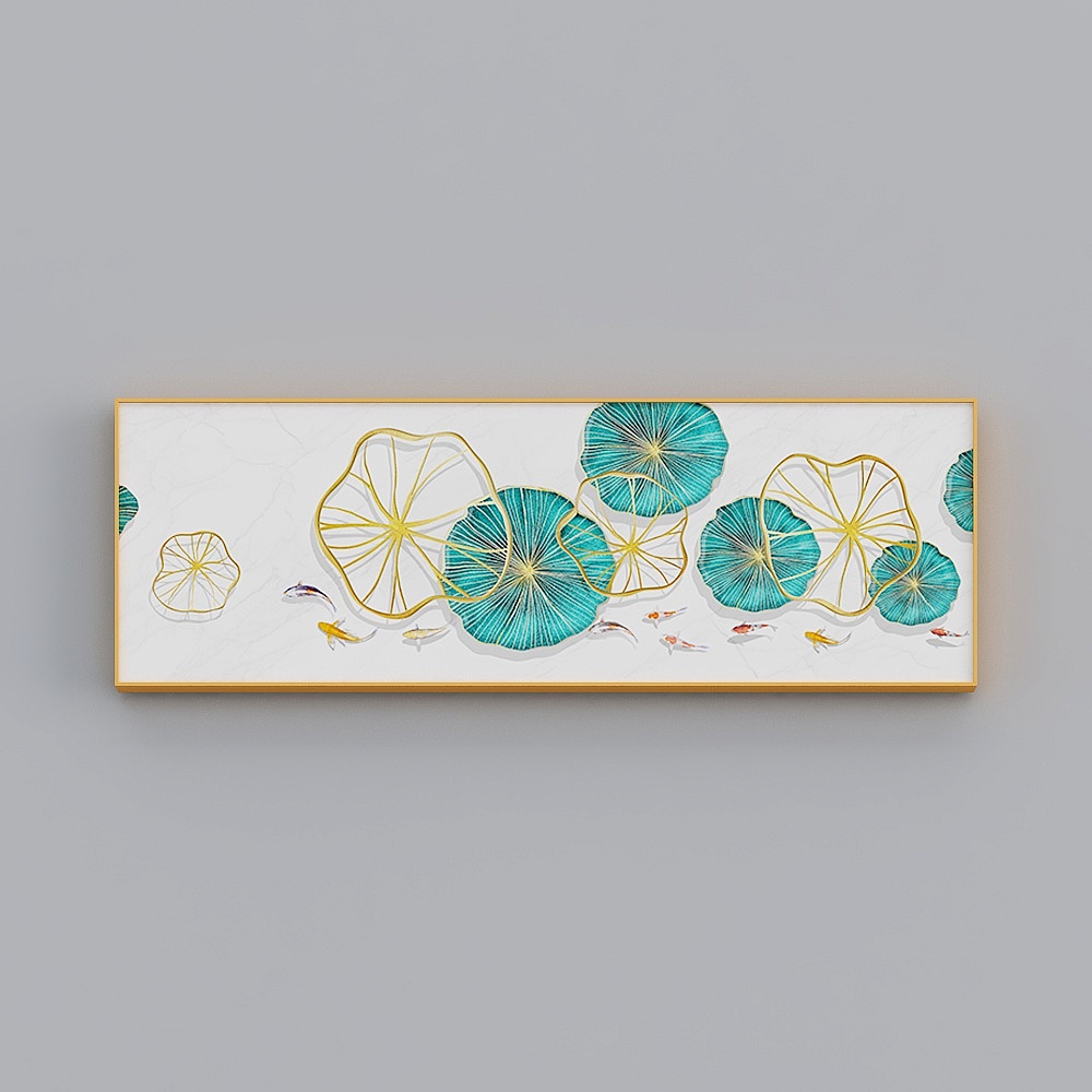 Zhuo Yi - modern light luxury wind - living room decoration painting - brilliant C