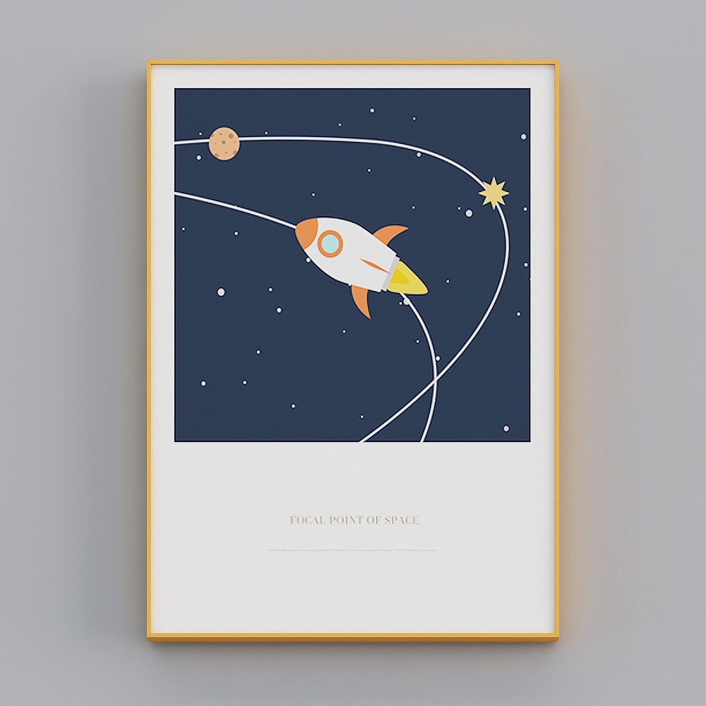 Zhuo Yi - Modern minimalist wind - Living room decorative painting - Explore I