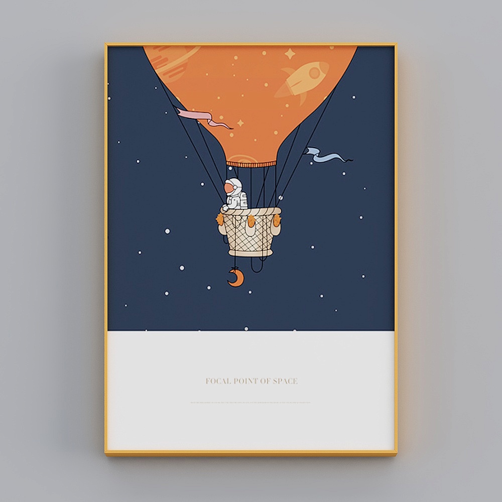 Zhuo Yi - Modern minimalist wind - Living room decorative painting - Explore F