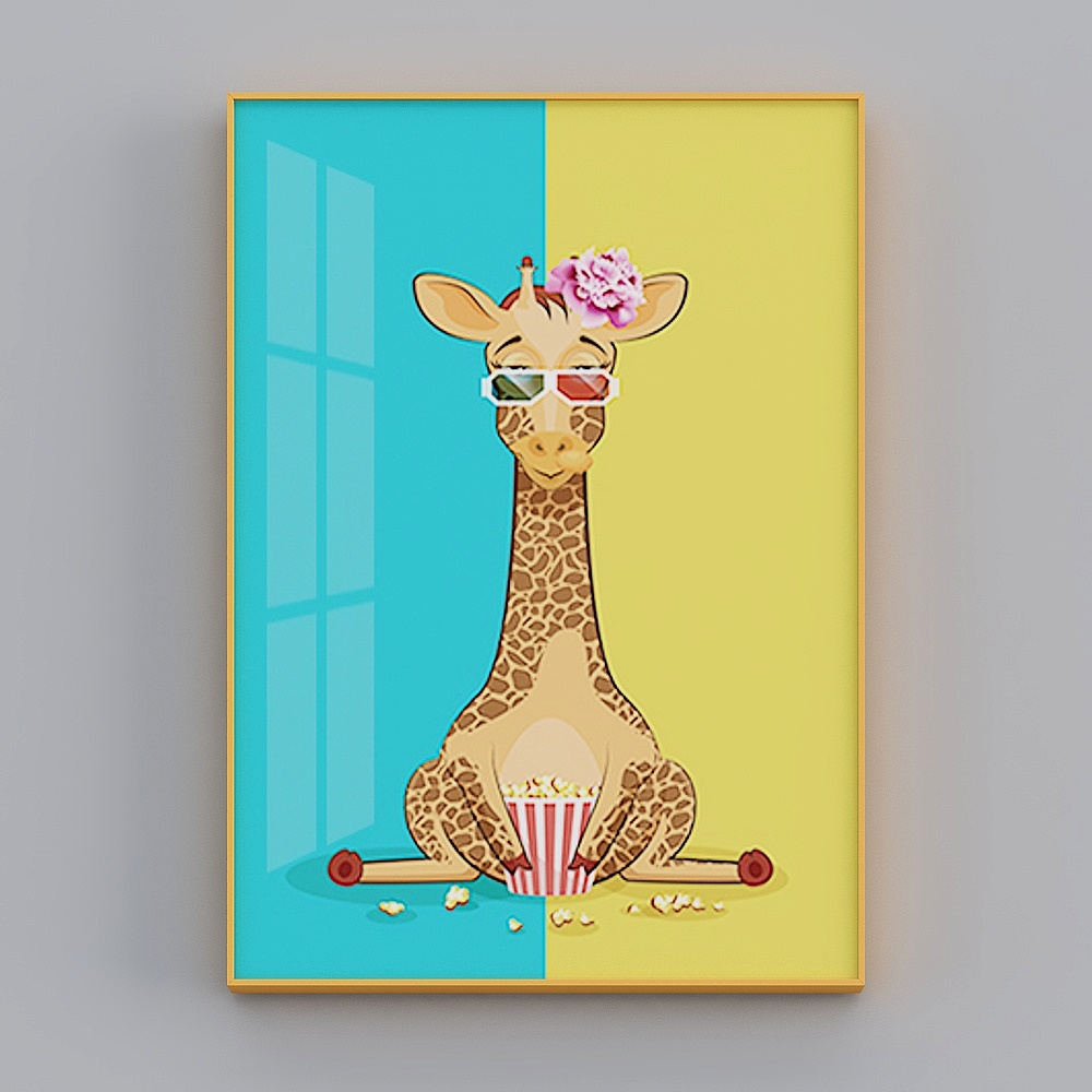 Pintura de decoración de sala infantil